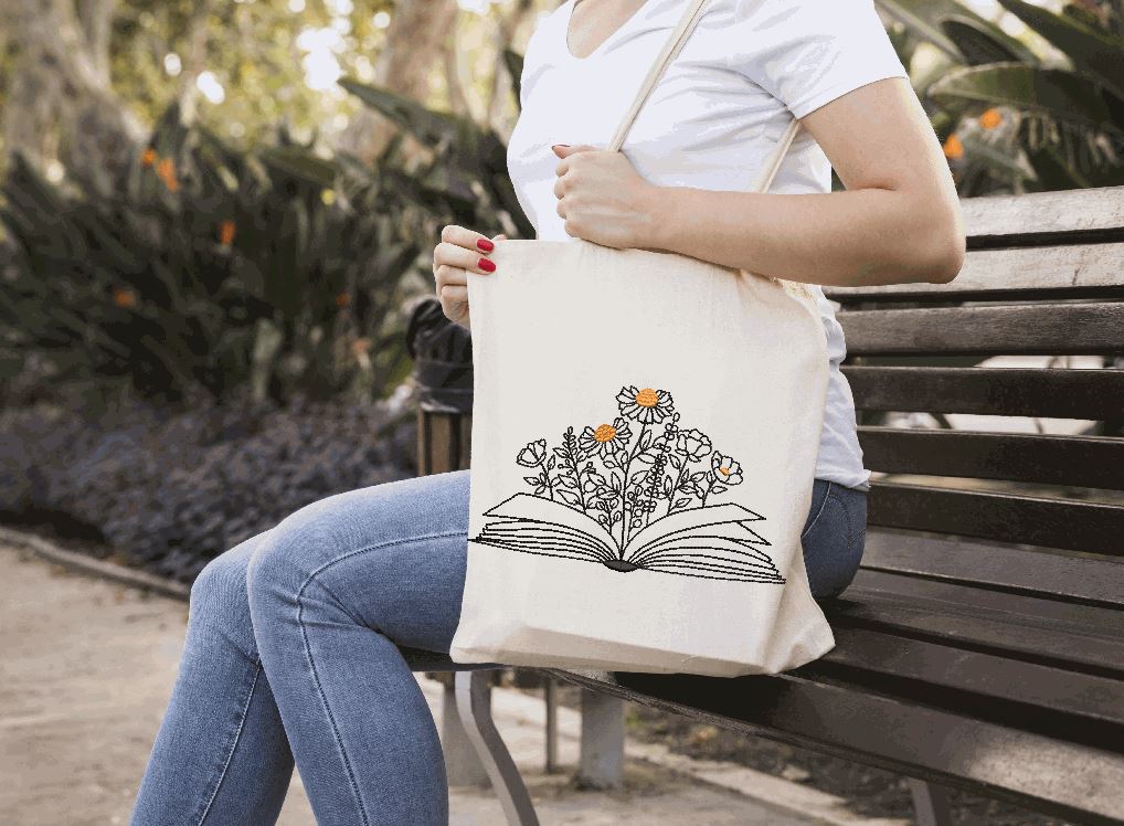 Elevate Style with French Coquette 2 Machine Embroidery Design on Bag -  Embroidered bag - Machine embroidery community