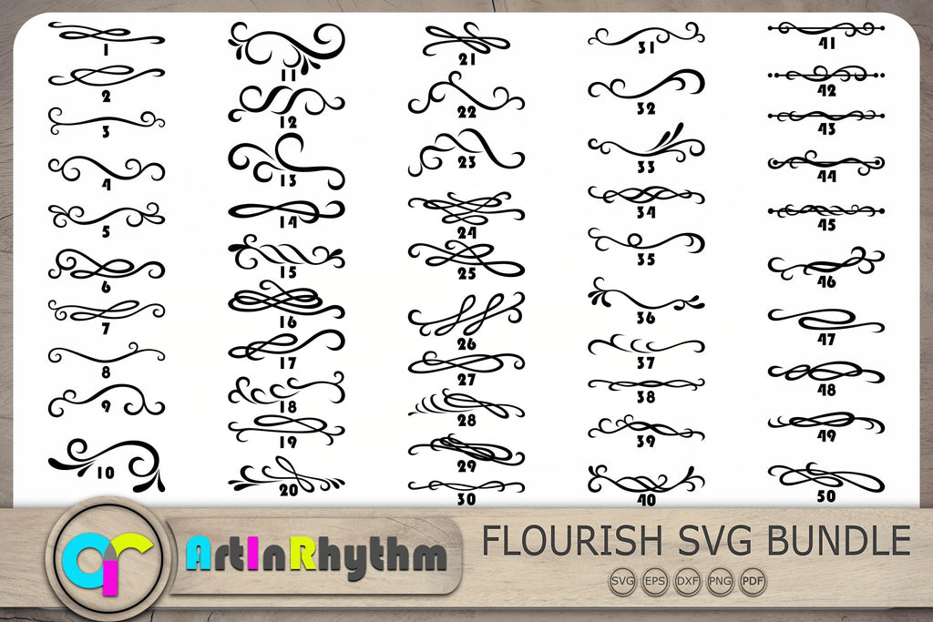 Swoosh & Swirl Svg Bundle Graphic by MeshaArts · Creative Fabrica