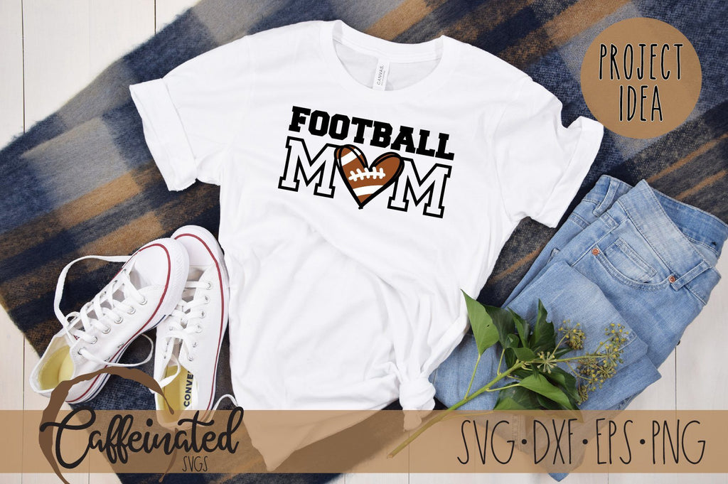 Warning Football Mom SVG Rhinestone Artwork