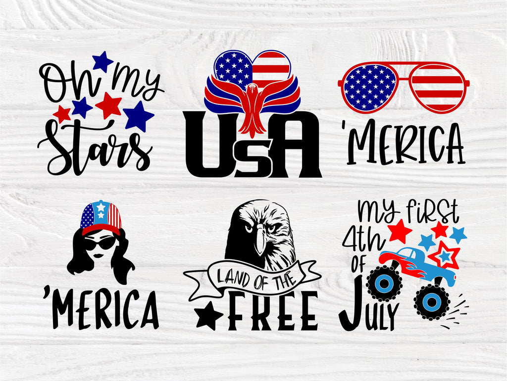 Full Color SVG patriotic font