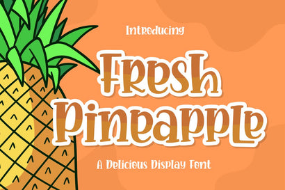 Fresh Pineapple Font Zeenesia Std 