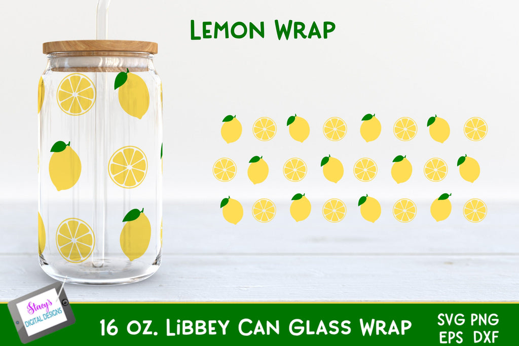 Lemon libbey can glass sublimation