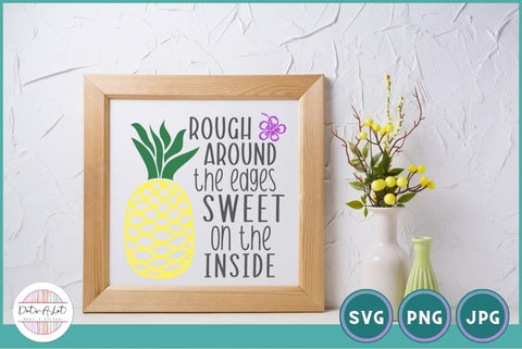 Fun Pineapple T-Shirt SVG, PNG and JPG SVG Dots-A-Lot 