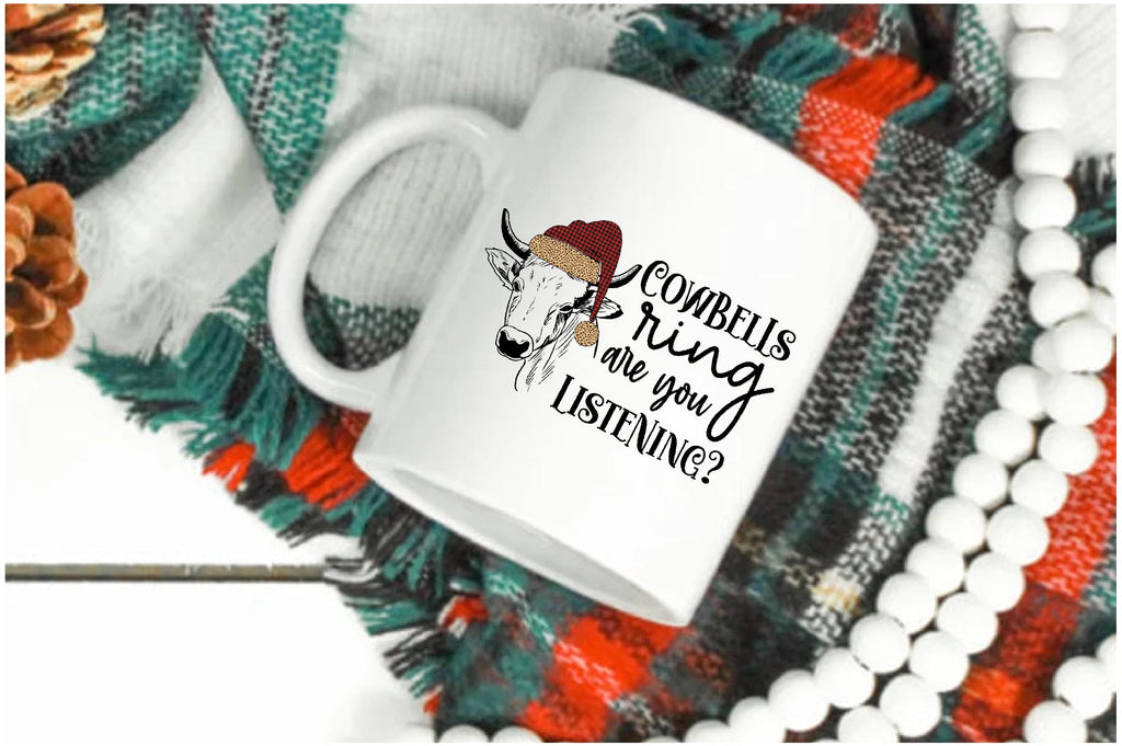 Cowbells Ring Are You Listening Sublimation PNG Design, Heifer