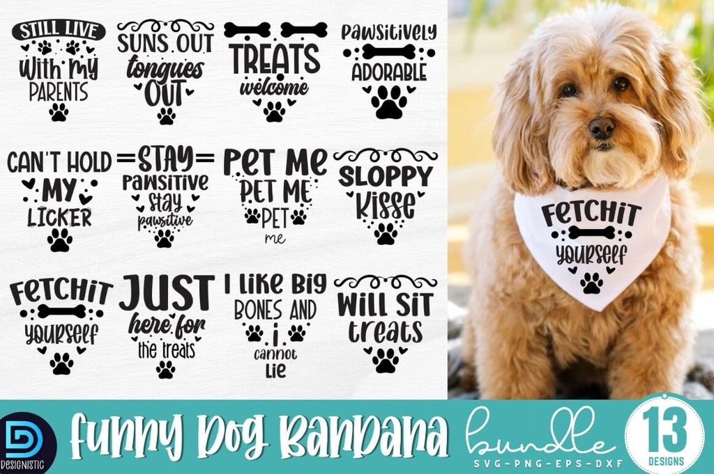 Dog bandana clearance sayings