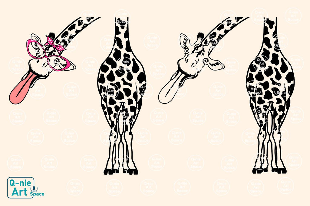 Giraffe T-shirt - Animal Illustration Wild Life T shirt - Animal