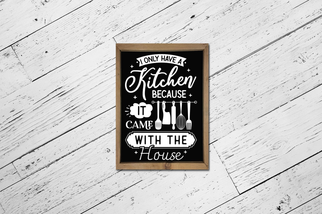 Funny Kitchen Sign SVG - Kitchen SVG Graphic by CraftlabSVG