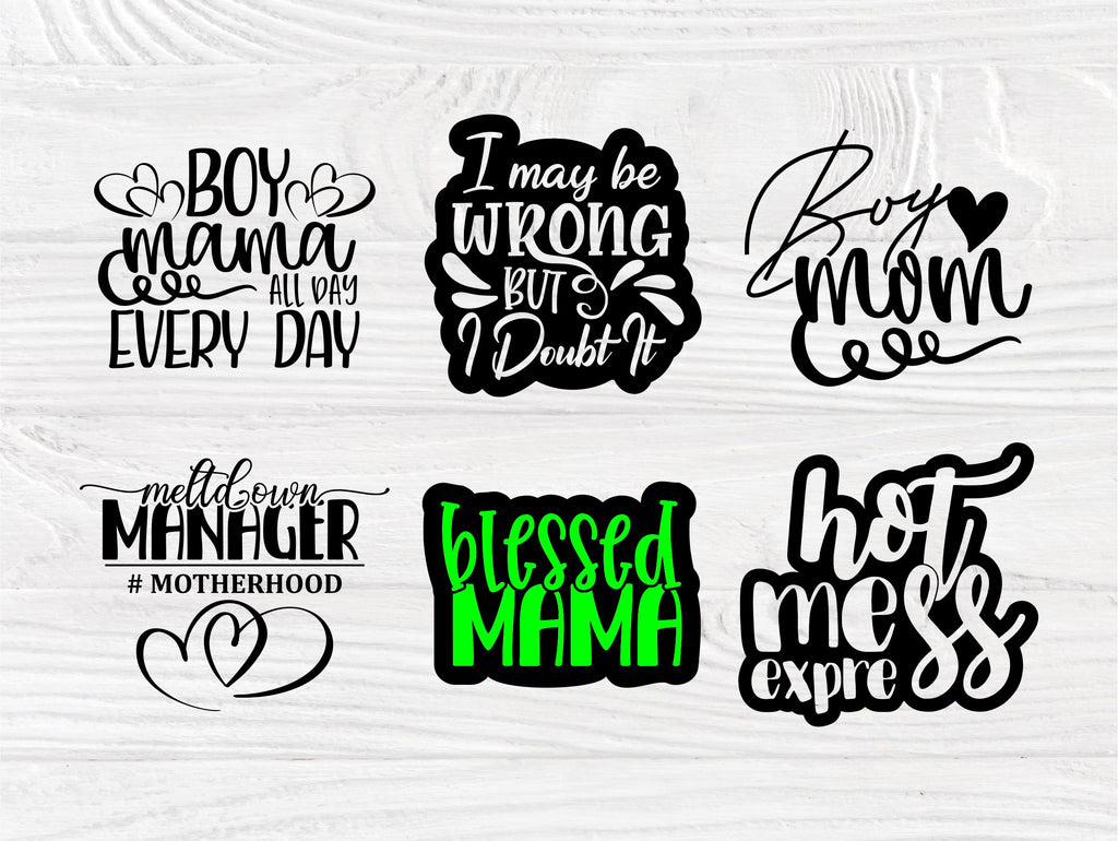 Boy Mom SVG - So Fontsy