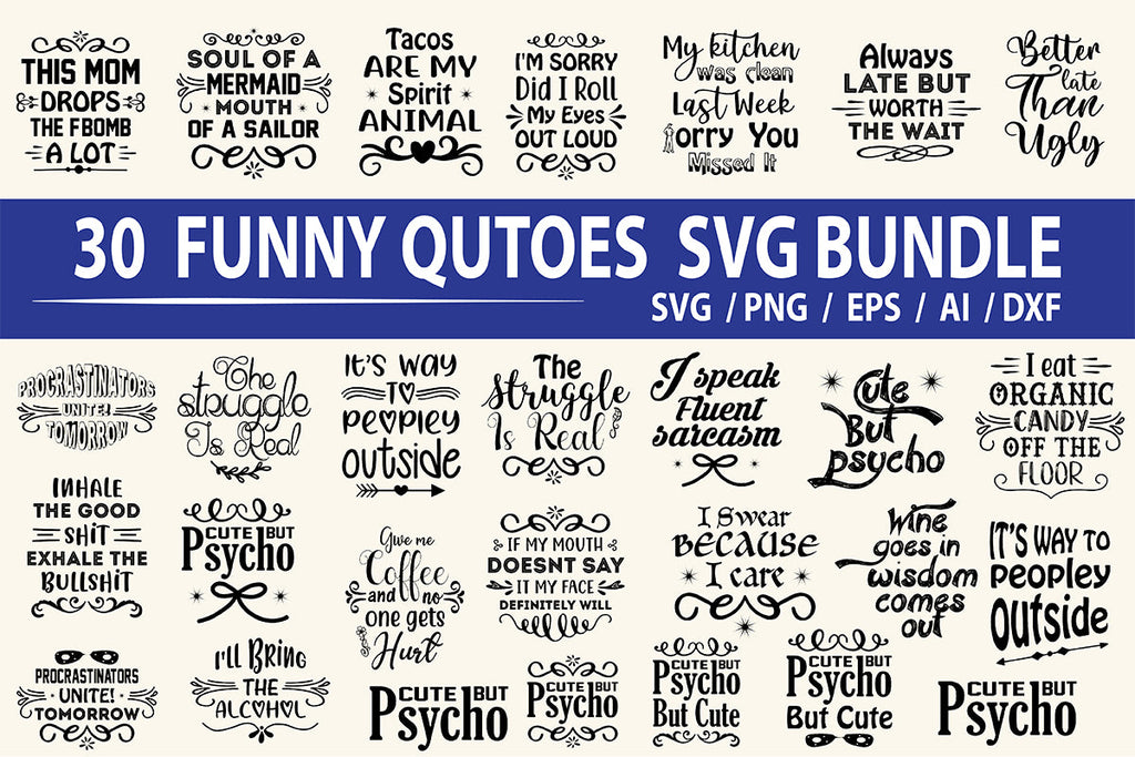 Funny Svg Bundle So Fontsy 1647