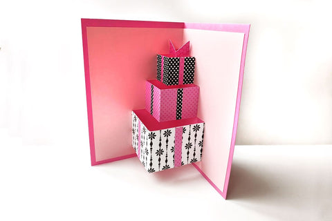 Gift Box Pop Up Card SVG Risa Rocks It