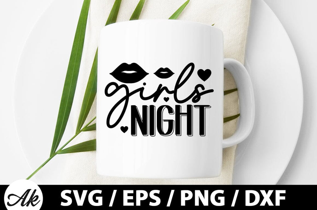 Girls night Retro SVG - So Fontsy