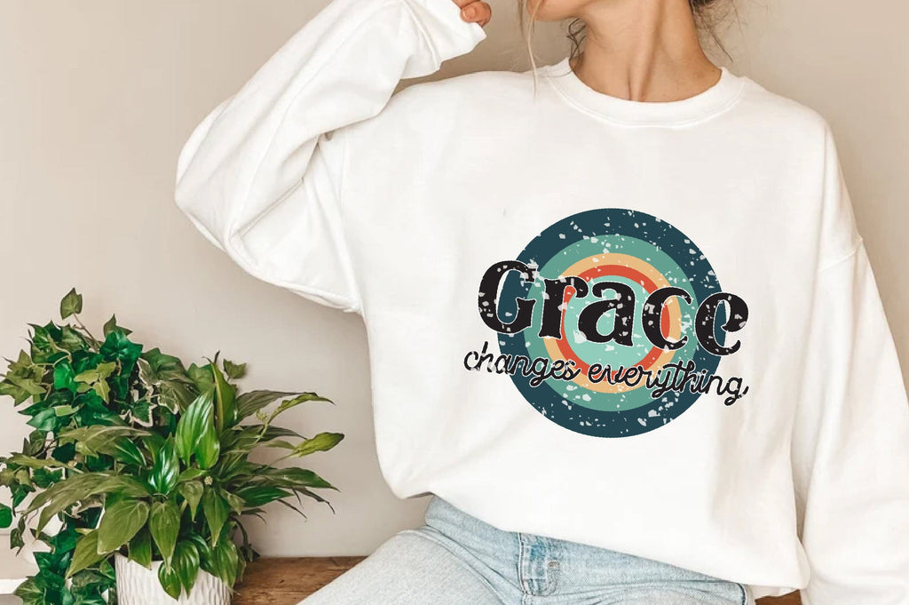 Grace Changes Everything Christian Sublimation So Fontsy