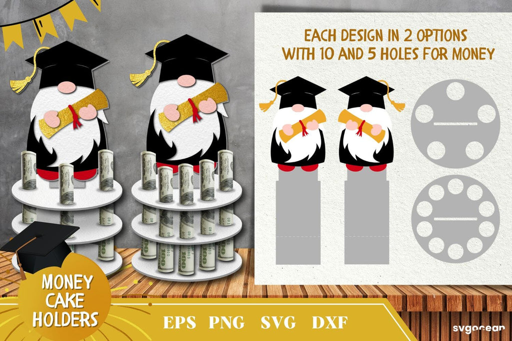 Graduation Money Cake SVG Bundle