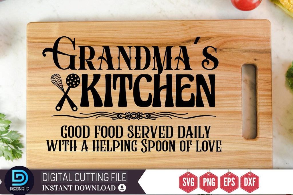 Grandma's Kitchen SVG-Kitchen SVG - So Fontsy