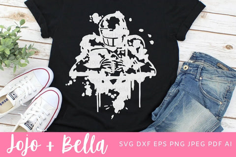 Grunge Footballer Svg, Football Svg, Football Mom Svg, Grunge Svg, Footballer Svg, Cricut Svg, Svg, Svg Files for Cricut, Sublimation Design SVG Jojo&Bella