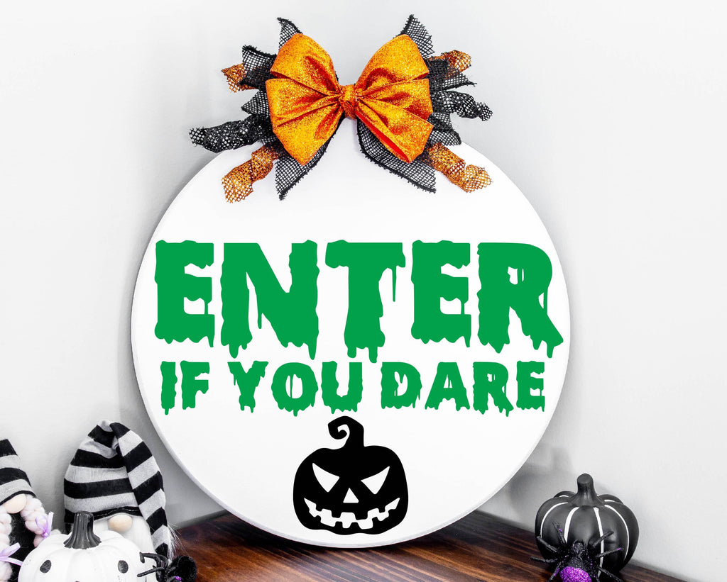 Halloween Door Hanger SVG | Halloween SVG | Halloween Welcome Sign | W ...