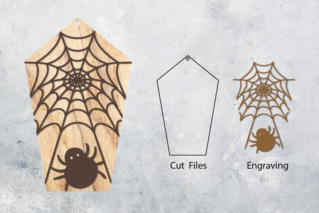 Halloween Earrings Bundle 5 - svg eps ai png pdf - So Fontsy