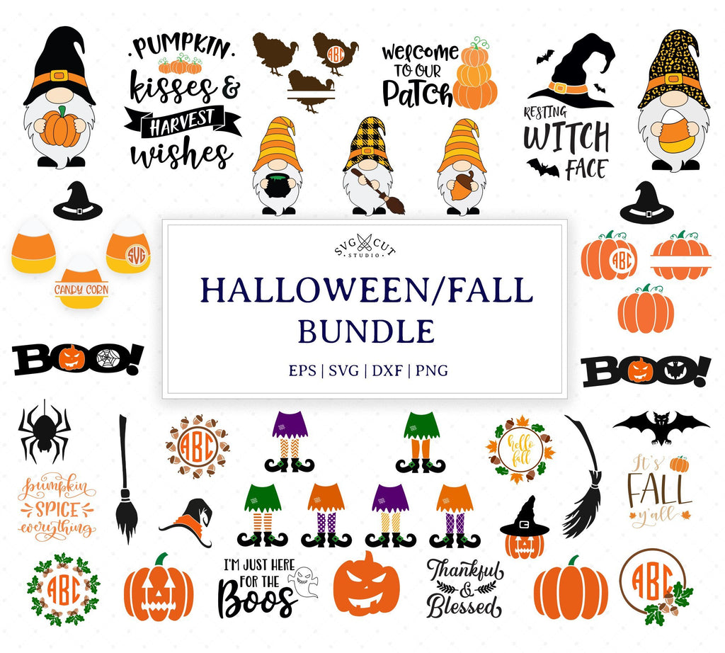 Halloween | Fall Bundle SVG cut files - So Fontsy