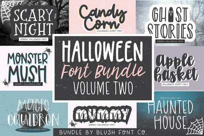 Halloween Font Bundle V2 Font Blush Font Co. 