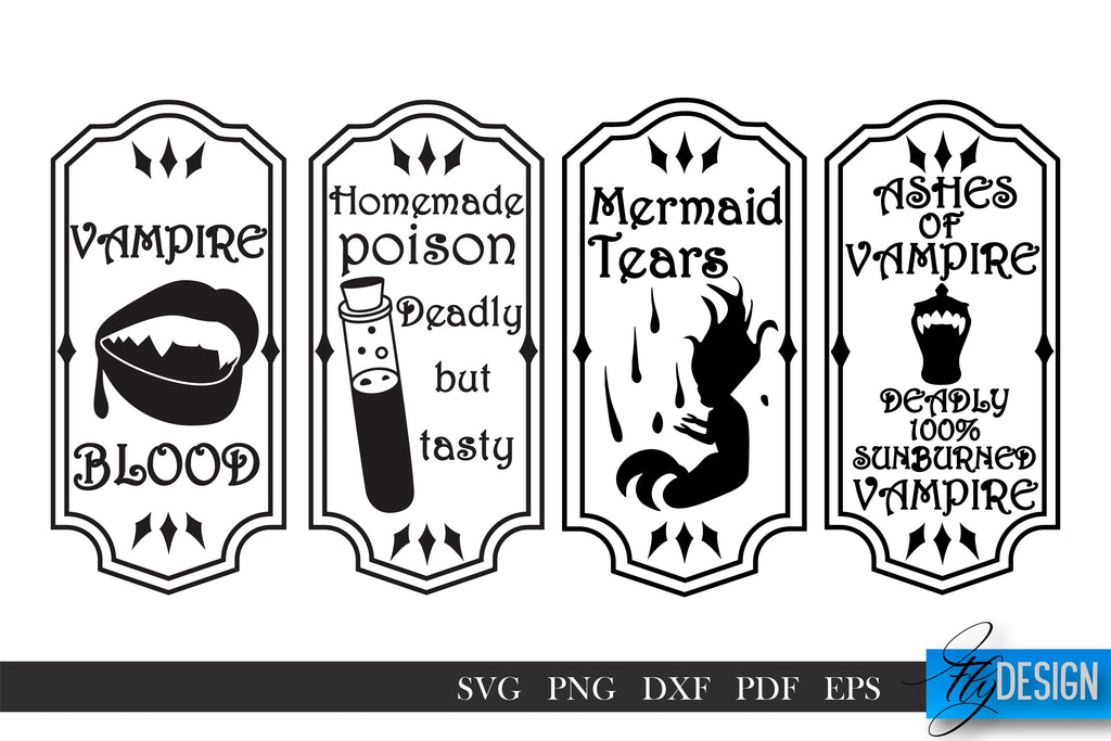 Vintage Potion Bottle Labels vintage-potion-bottle-labels