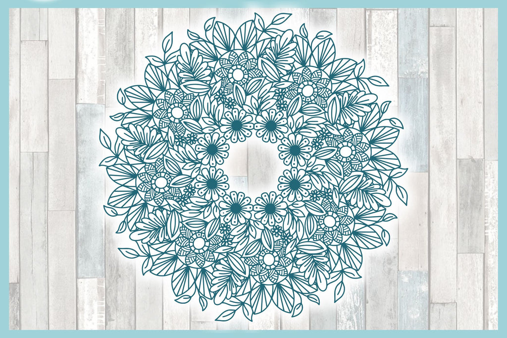 Flower Mandala Transfer Pattern - PDF Digital Download - The