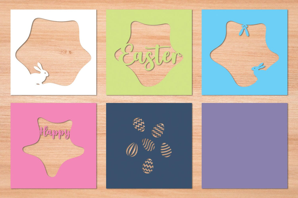 Happy Easter - 3D Layered Paper Cut SVG - So Fontsy
