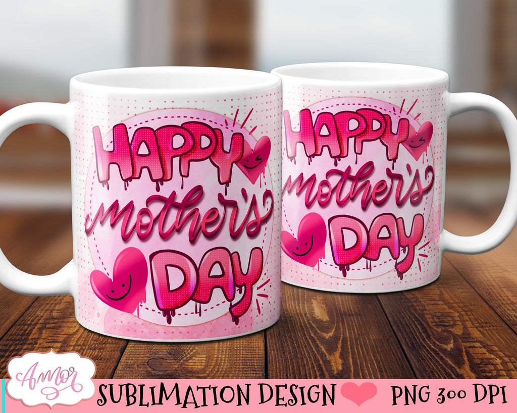 Premium Vector  Mom is a blessing happy mother's day mug design
