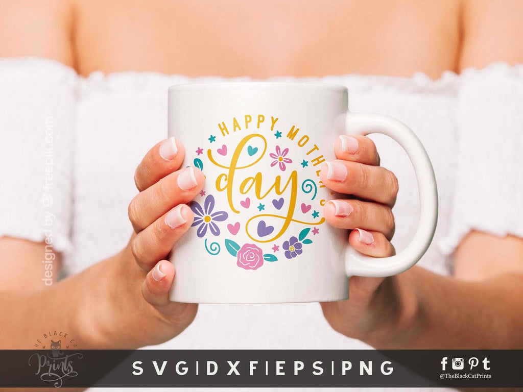 Floral Happy Mother's Day Mug