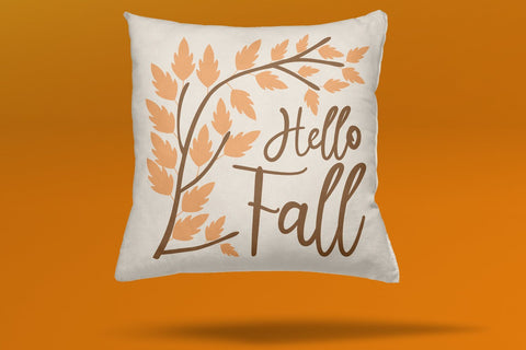 Hello Fall Pillow Bundle svg SVG zafrans studio