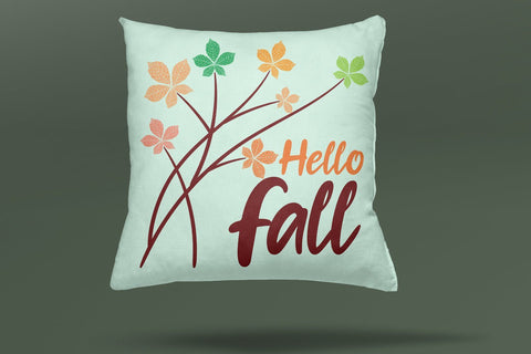 Hello Fall Pillow Bundle svg SVG zafrans studio