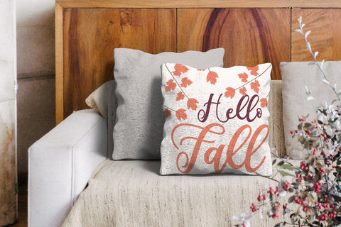Hello Fall Pillow Bundle svg SVG zafrans studio