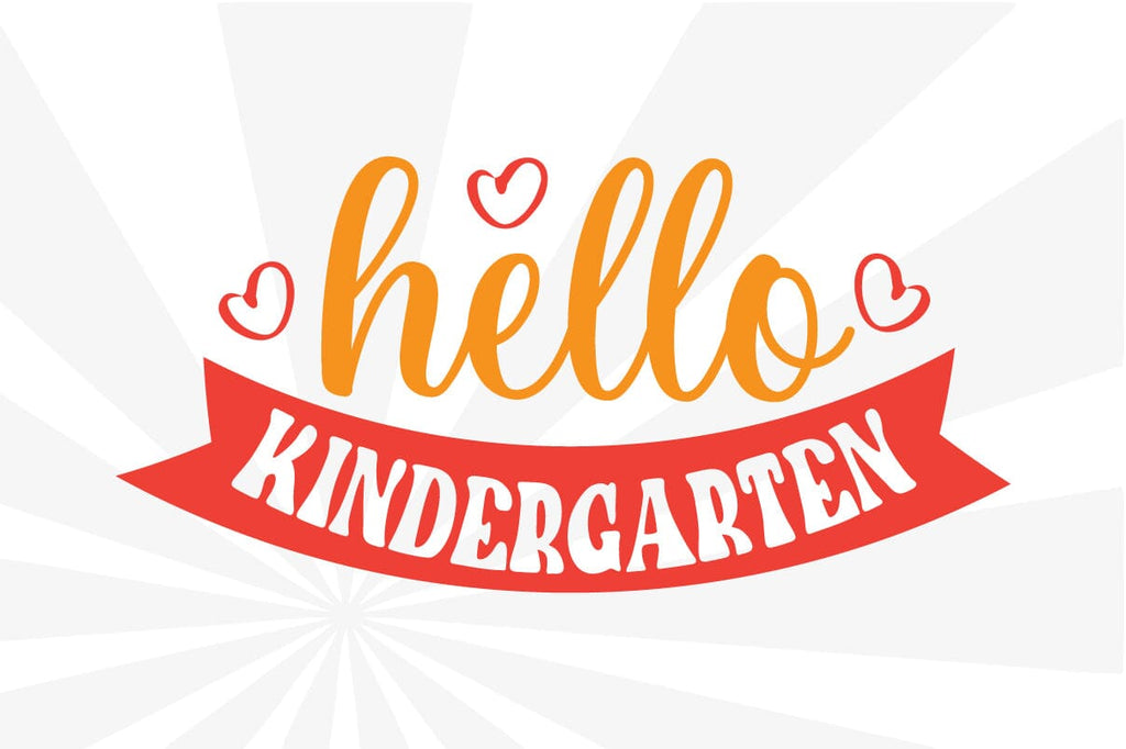 Hello Kindergarten - So Fontsy