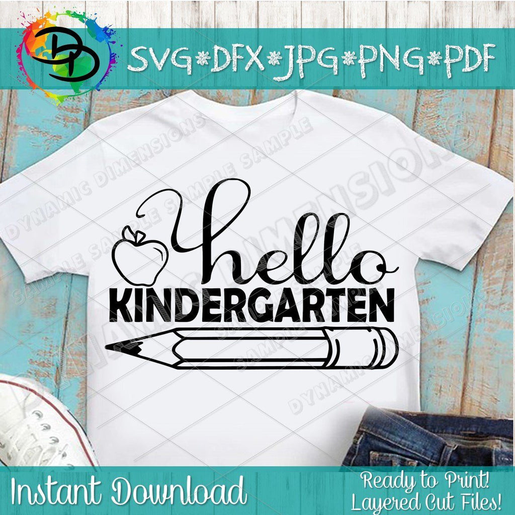 Hello Kindergarten - So Fontsy