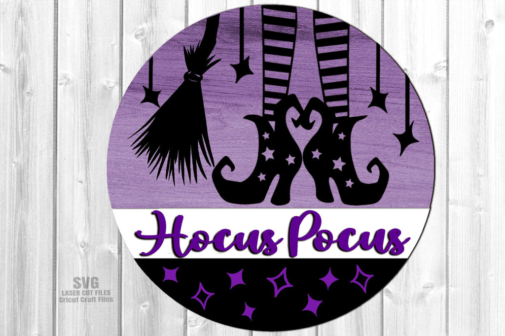 Hocus Pocus SVG | Witch SVG | Halloween Sign SVG Laser Cut Files - So ...