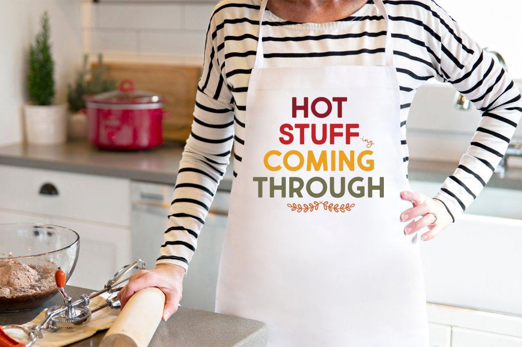 Hot Stuff Thanksgiving Apron