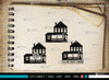 House Silhouette, House SVG, Building Svg, Architecture Svg, Home Svg, SB00028 SVG ETC Craft