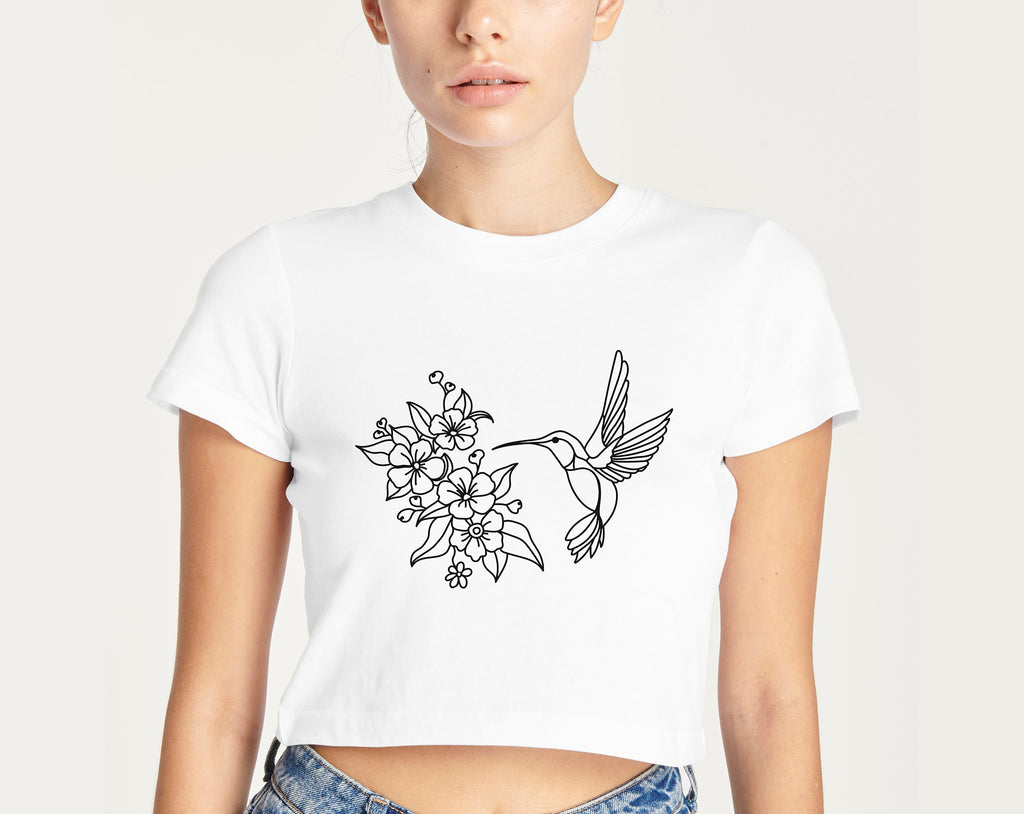 Hummingbird svg, Hummingbird with flowers svg, Bird cut file