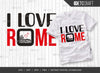 I Love Rome SVG Bundle, Rome City Svg, Italy Stamp Svg, Europe Capital Svg, Italy Capital Svg, Rome Quote SVG ETC Craft