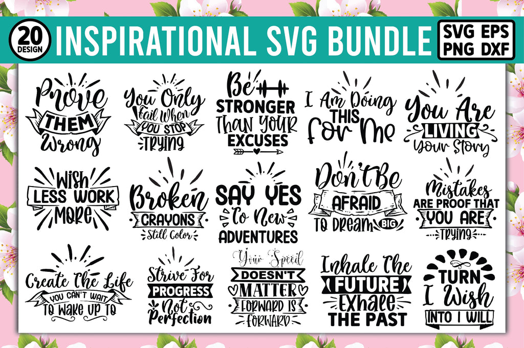 Inspirational SVG Bundle - So Fontsy