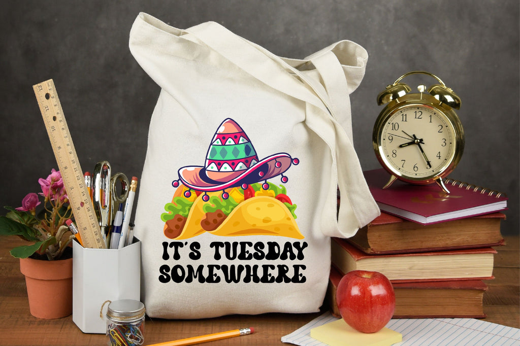 Maglietta Donna Threadrock "It's Tuesday Somewhere Taco Tuesday" - 100% Cotone, Maniche Corte - Foto 2