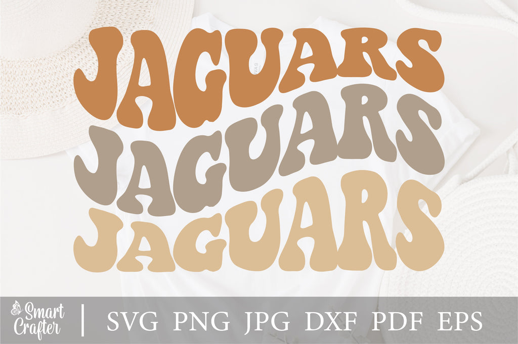 Jaguars Head SVG Cut Files for Cricut School Mascot 