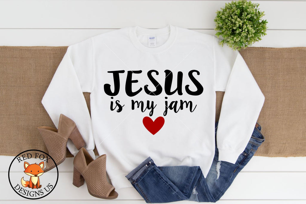 Jesus Is My Jam SVG | Scripture SVG PNG DXF - So Fontsy