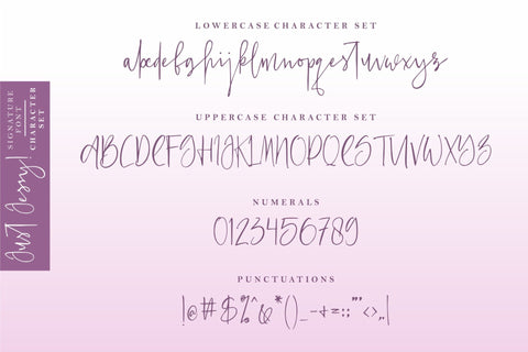Just Jessy - Signature Font Font Garisman Studio