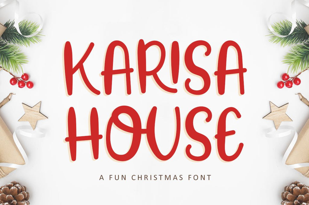 Karisa House A Fun Christmas Font So Fontsy karisa-house-a-fun-christmas-font-so-fontsy