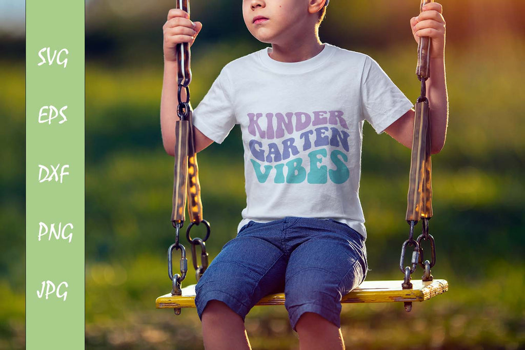 Kindergarten Vibes SVG Cut File Free For Commercial Use - So Fontsy