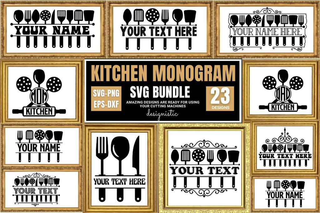 Kitchen Quotes SVG Bundle, Kitchen SVG - So Fontsy