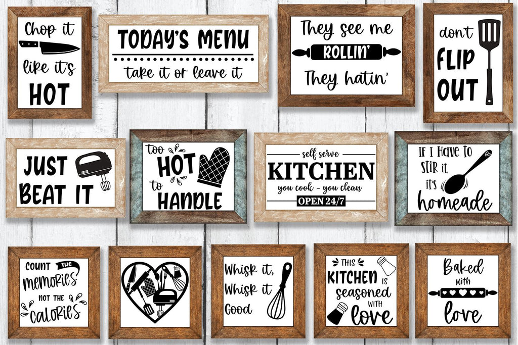 Small funny kitchen sign