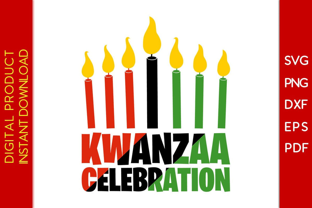 Kwanzaa Celebration SVG PNG EPS Cut File - So Fontsy