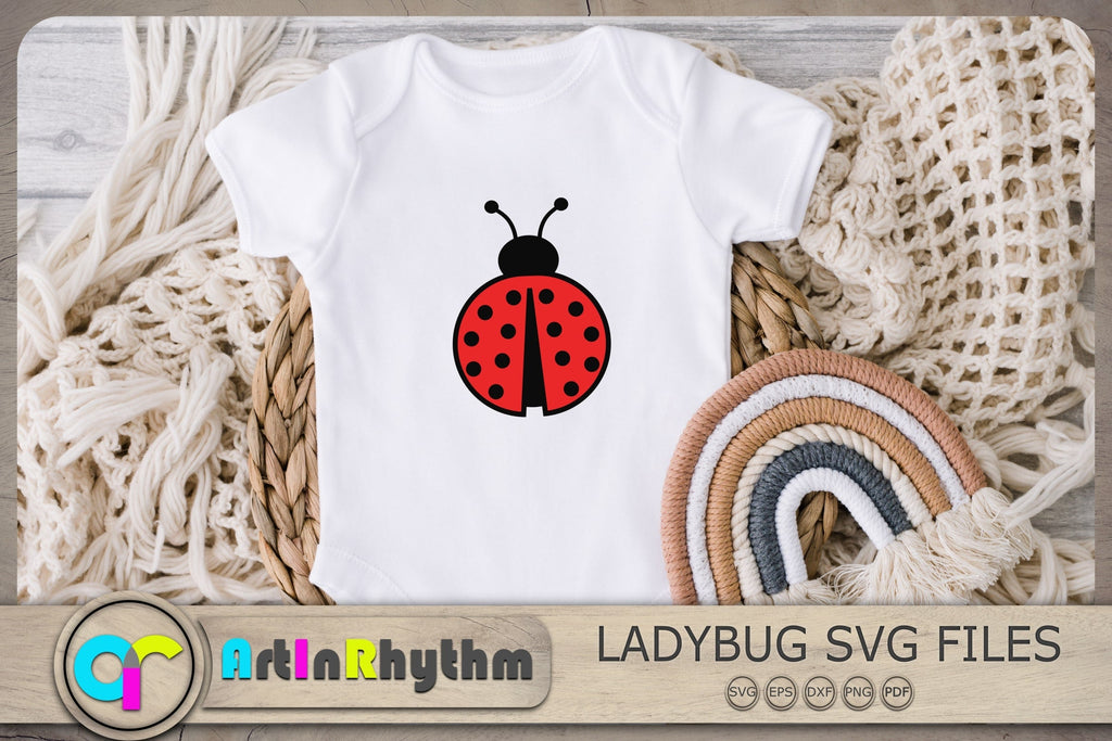 Cute Ladybug Outline PNG & SVG Design For T-Shirts