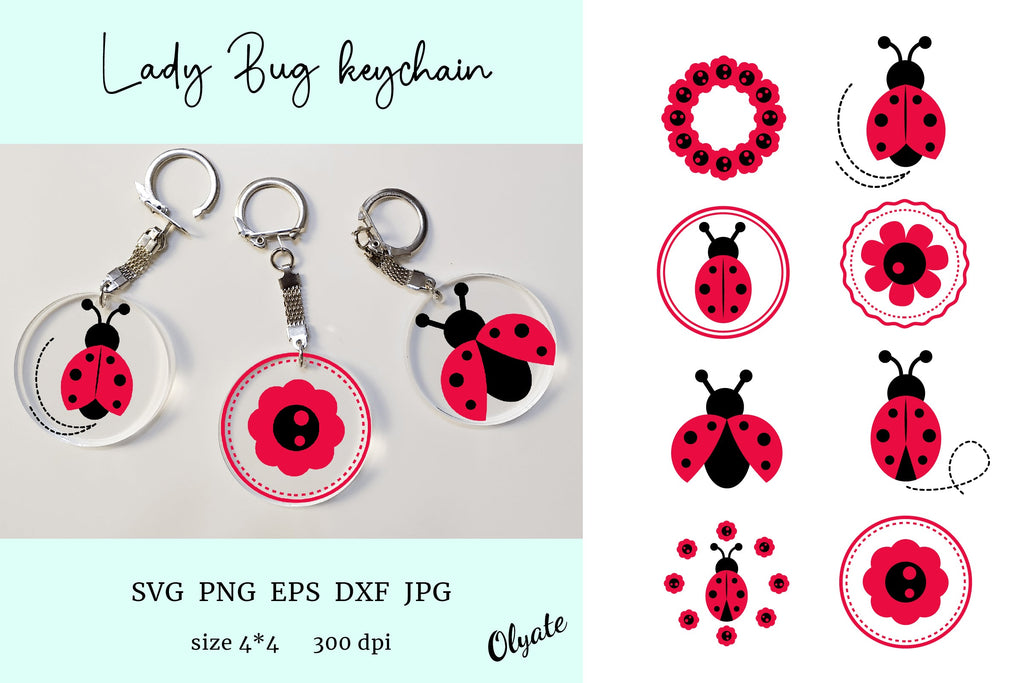 Keychain Display Card SVG Bundle - Set 5 - So Fontsy